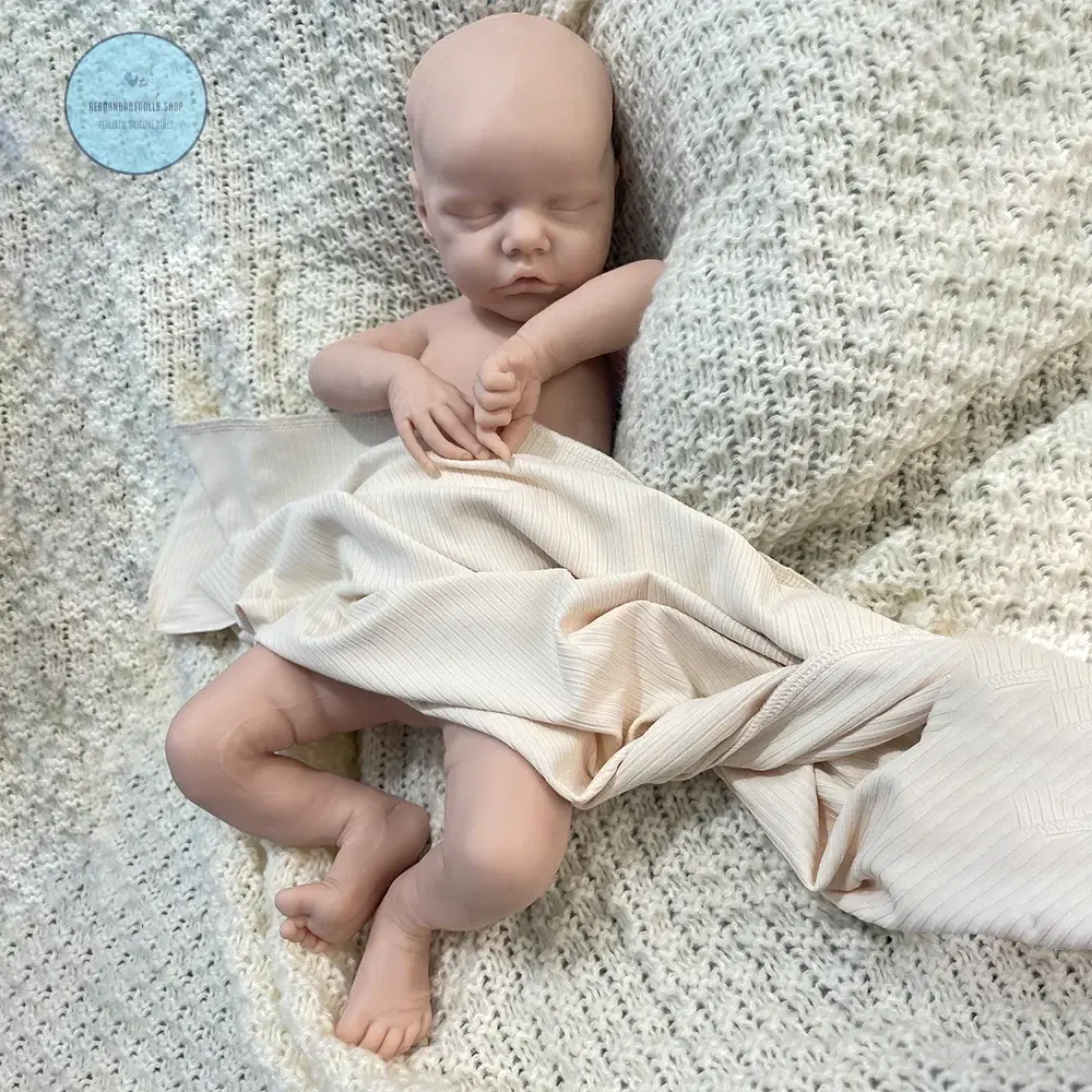 Image of Reborn Baby Dolls Lifelike Full Body Platinum Silicone Baby Girl