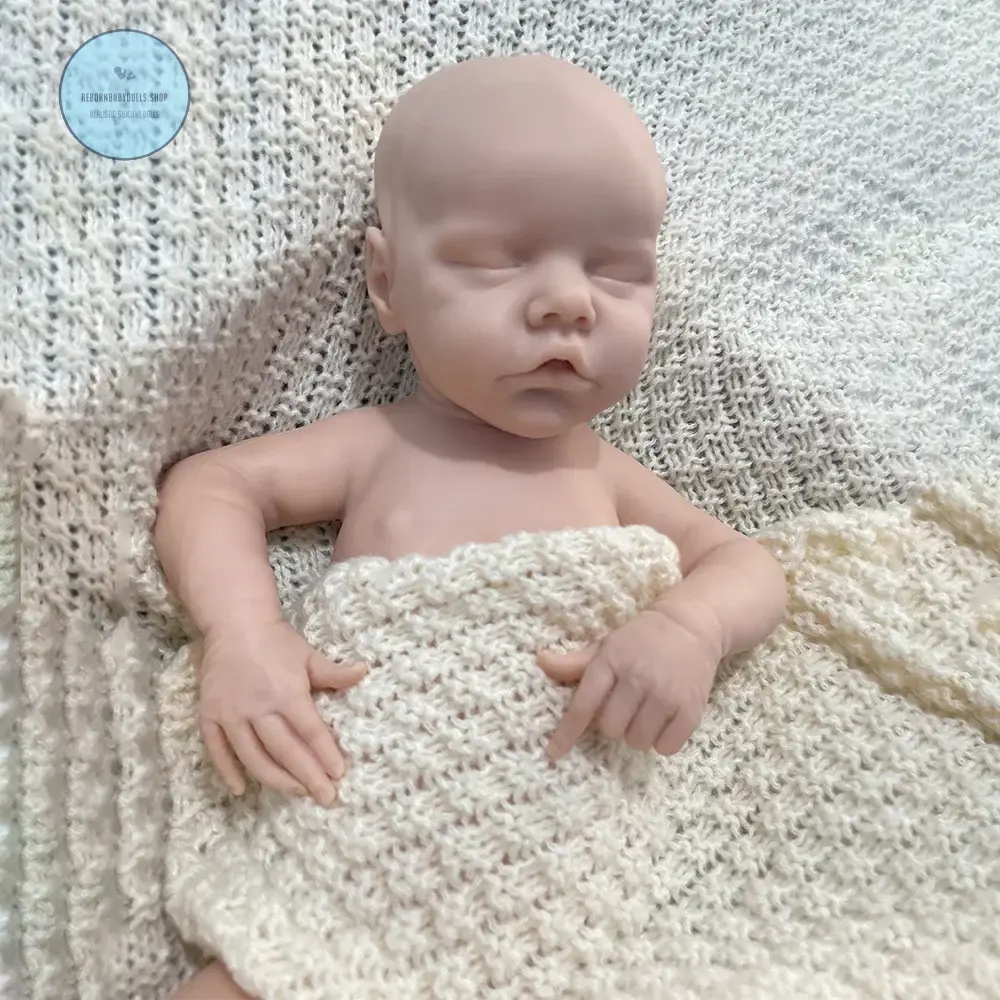 Image of Reborn Baby Dolls Lifelike Full Body Platinum Silicone Baby Girl