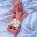 Image of Reborn Baby Dolls Lifelike Full Body Platinum Silicone Baby Girl