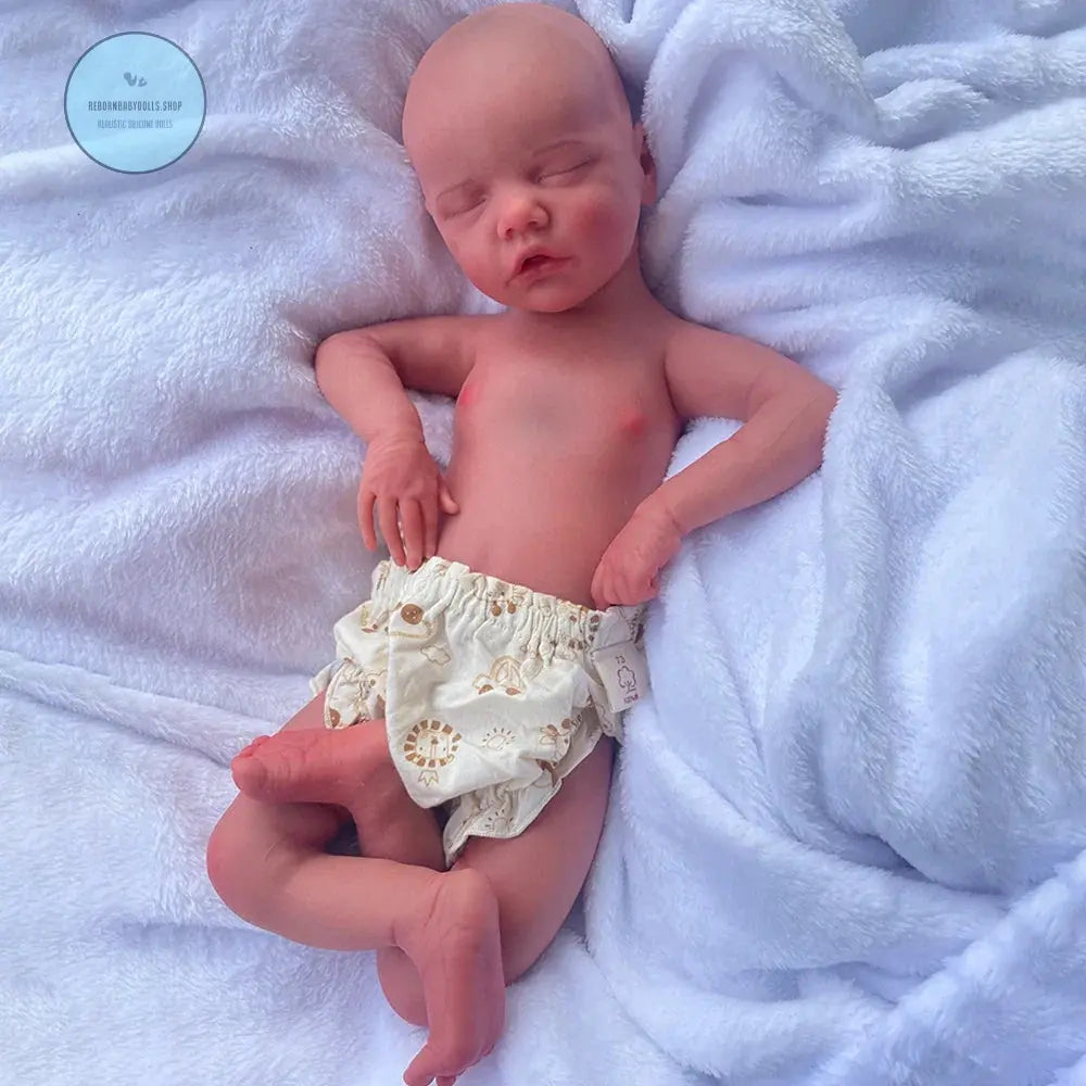 Image of Reborn Baby Dolls Lifelike Full Body Platinum Silicone Baby Girl