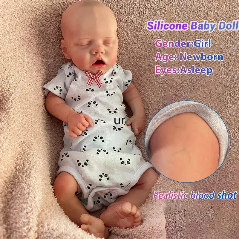 Image of Reborn Baby Dolls Lifelike Silicone Reborn Baby Dolls Girl Realistic