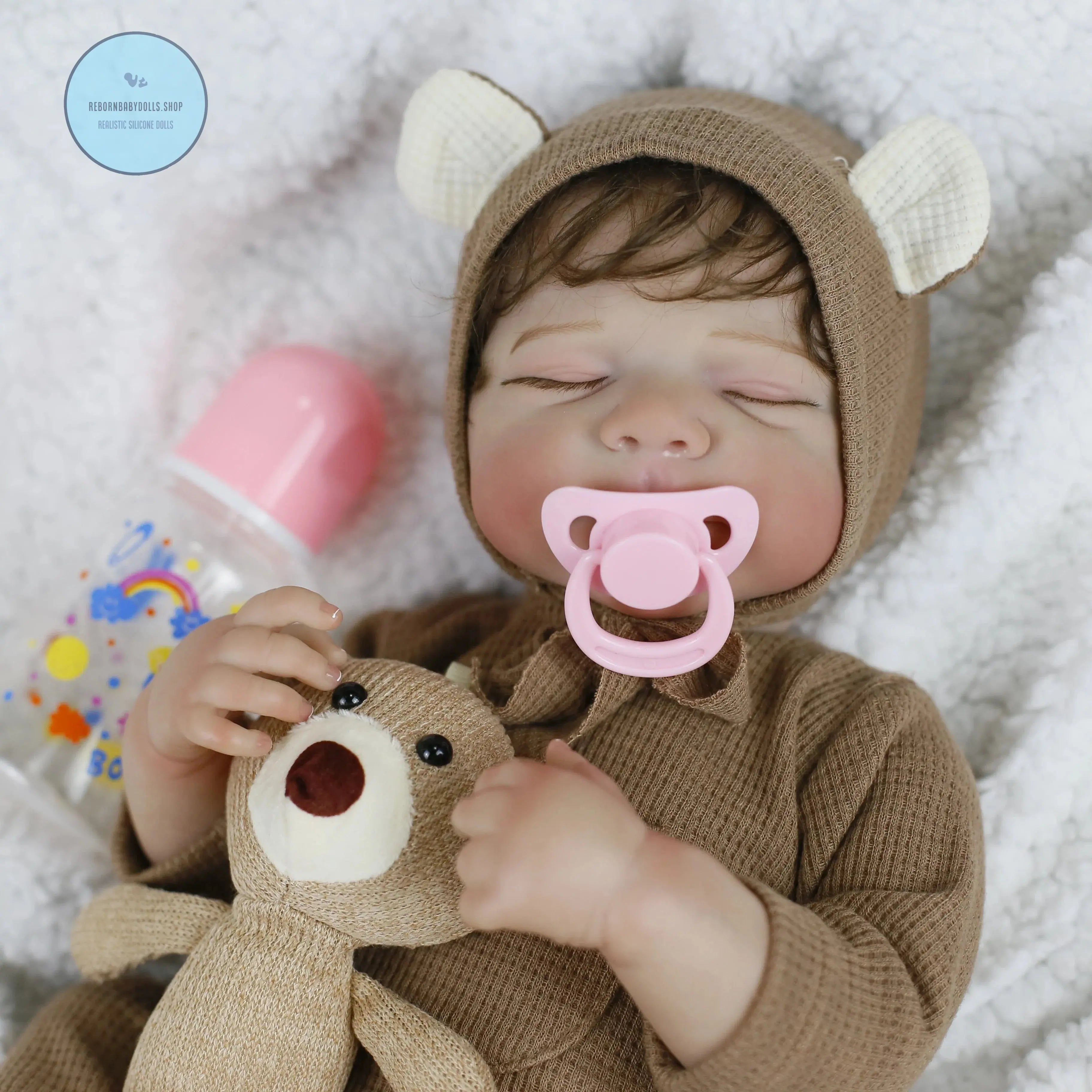 Image of Reborn Baby Dolls Lifereborn 19Inch 3D-Painting Skin Lifelike  Soft