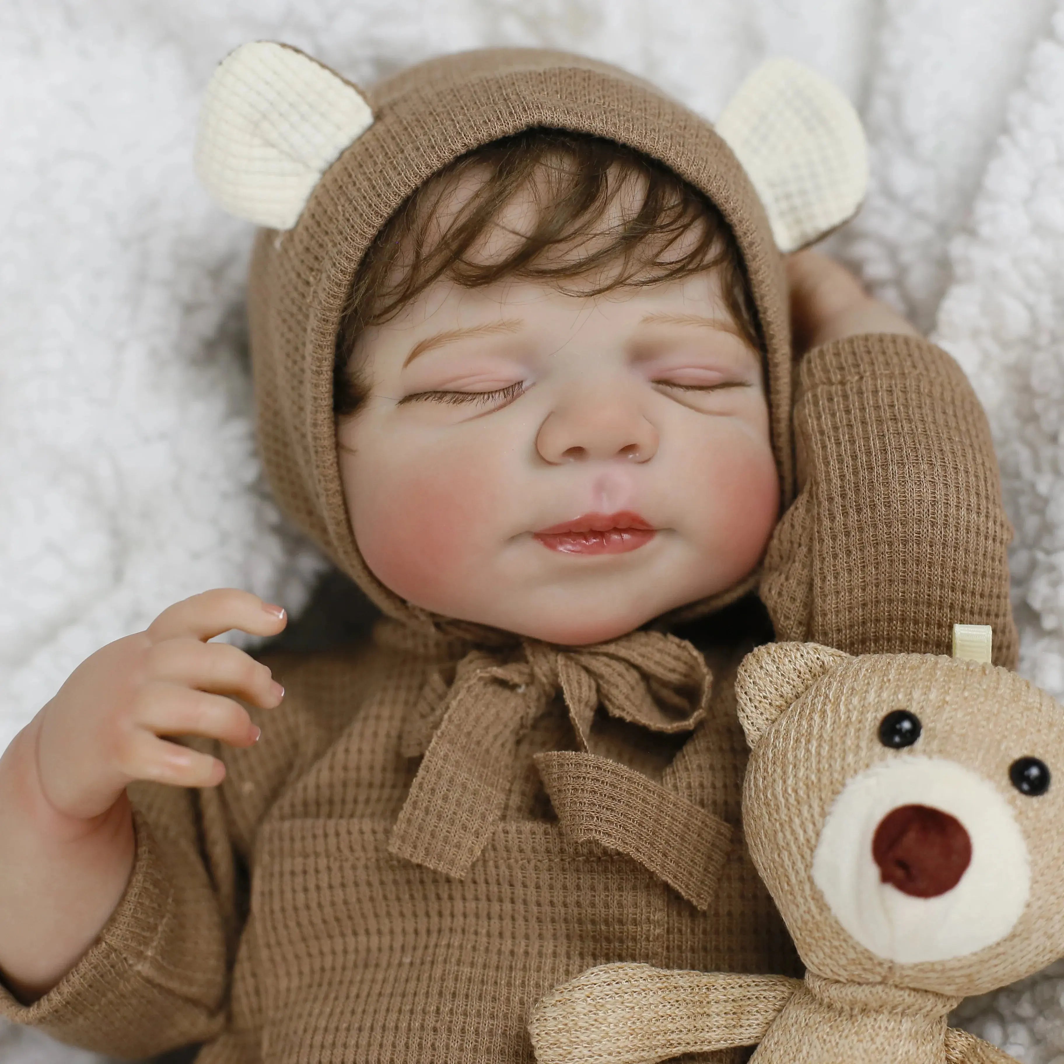 Image of Reborn Baby Dolls Lifereborn 19Inch 3D-Painting Skin Lifelike  Soft