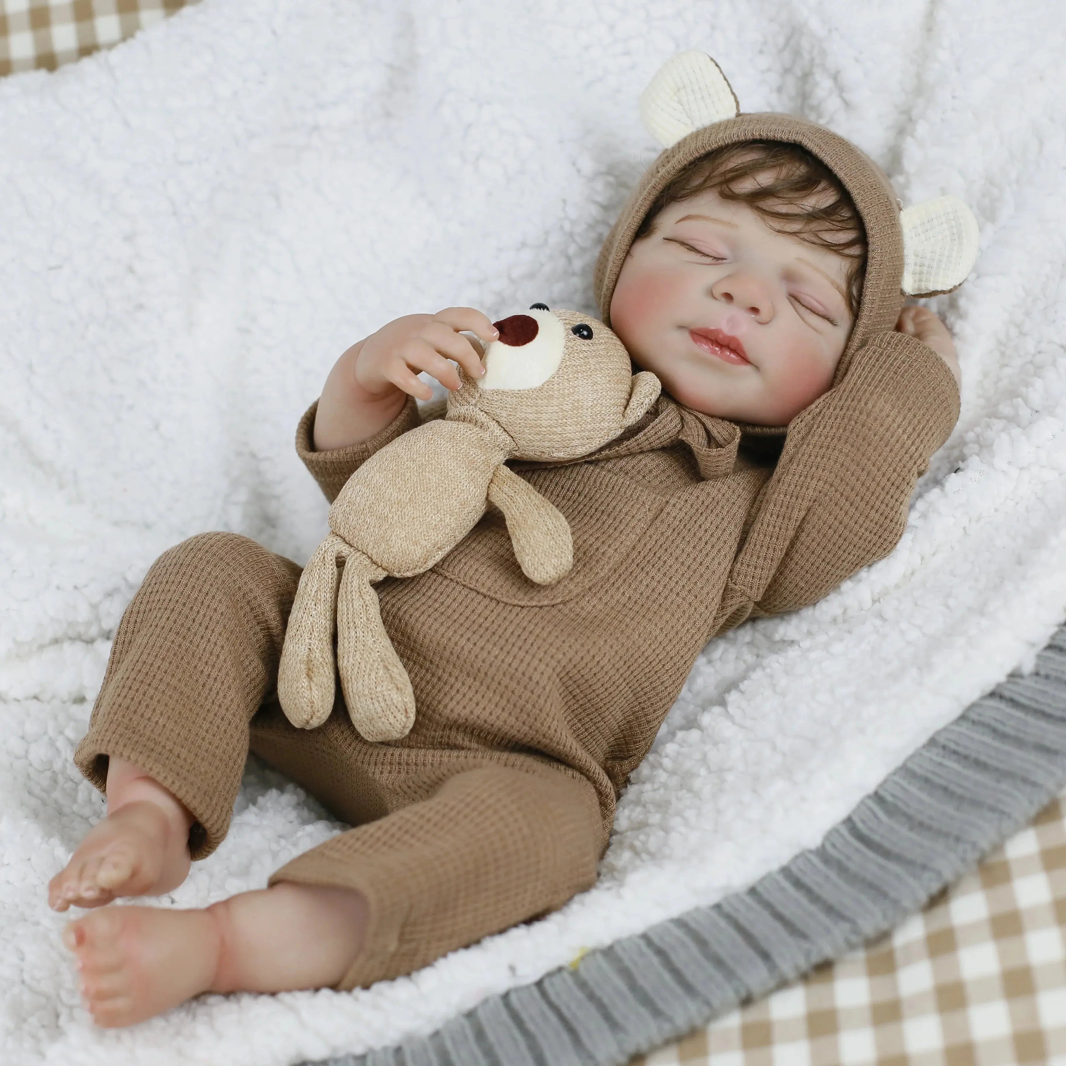 Image of Reborn Baby Dolls Lifereborn 19Inch 3D-Painting Skin Lifelike  Soft