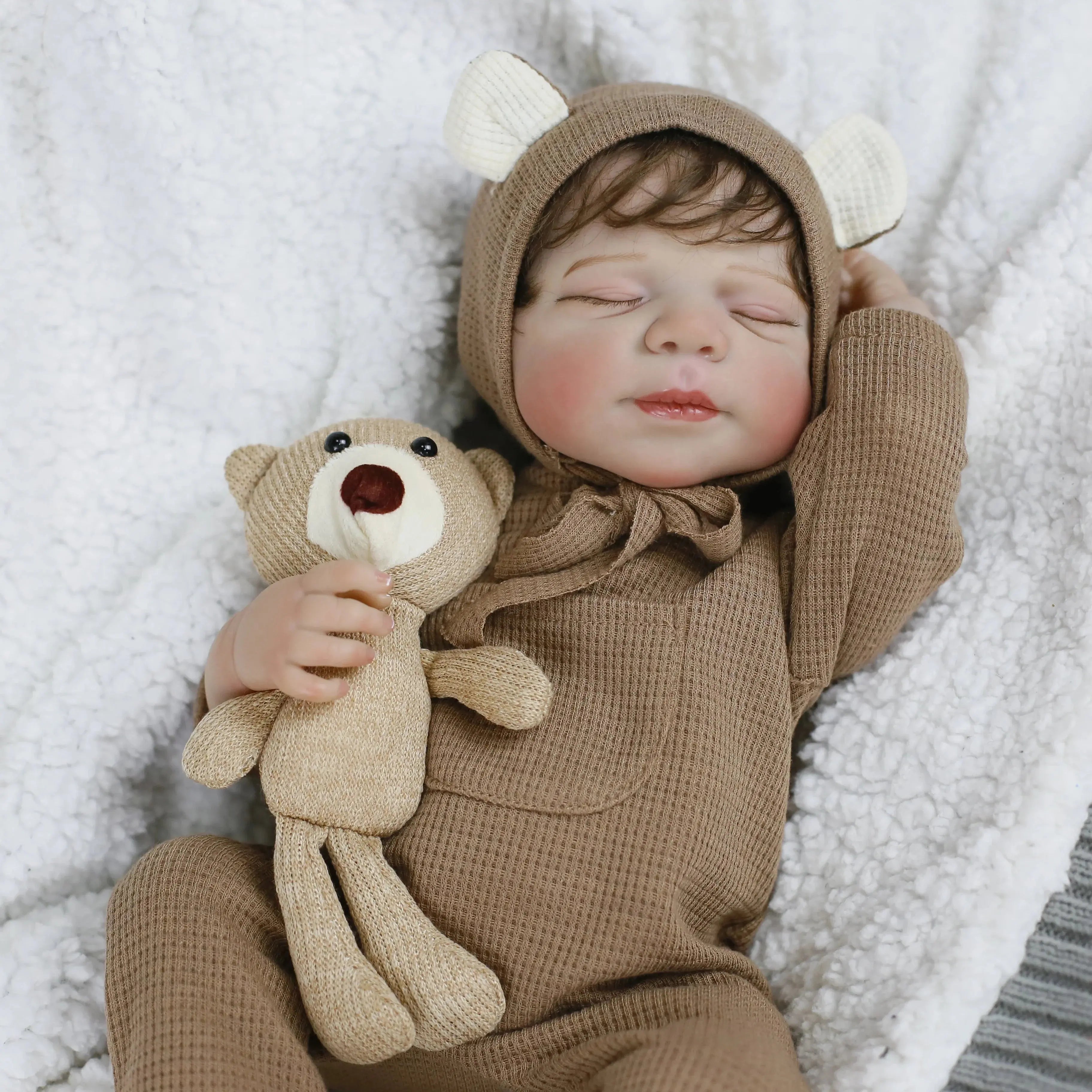 Image of Reborn Baby Dolls Lifereborn 19Inch 3D-Painting Skin Lifelike  Soft