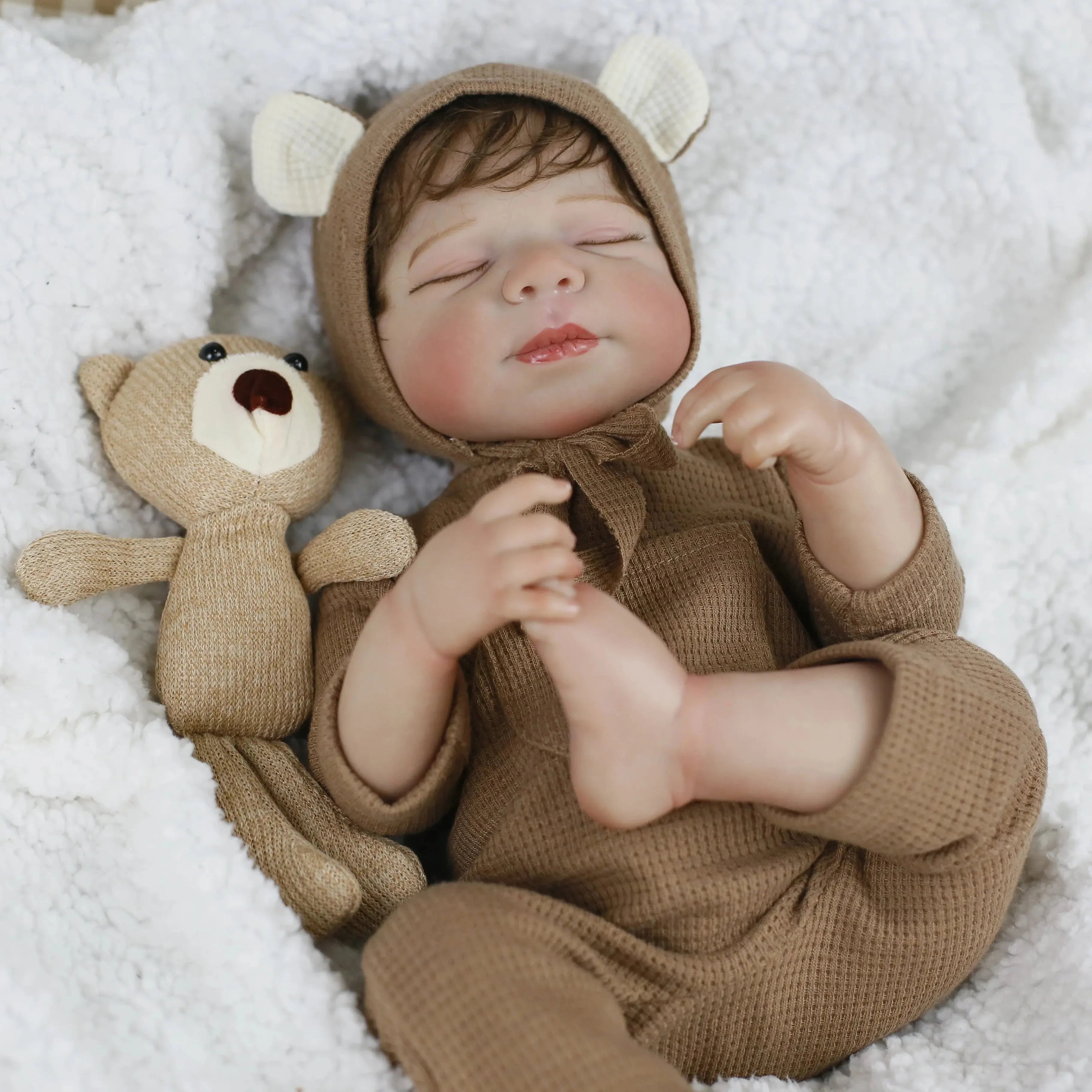 Image of Reborn Baby Dolls Lifereborn 19Inch 3D-Painting Skin Lifelike  Soft