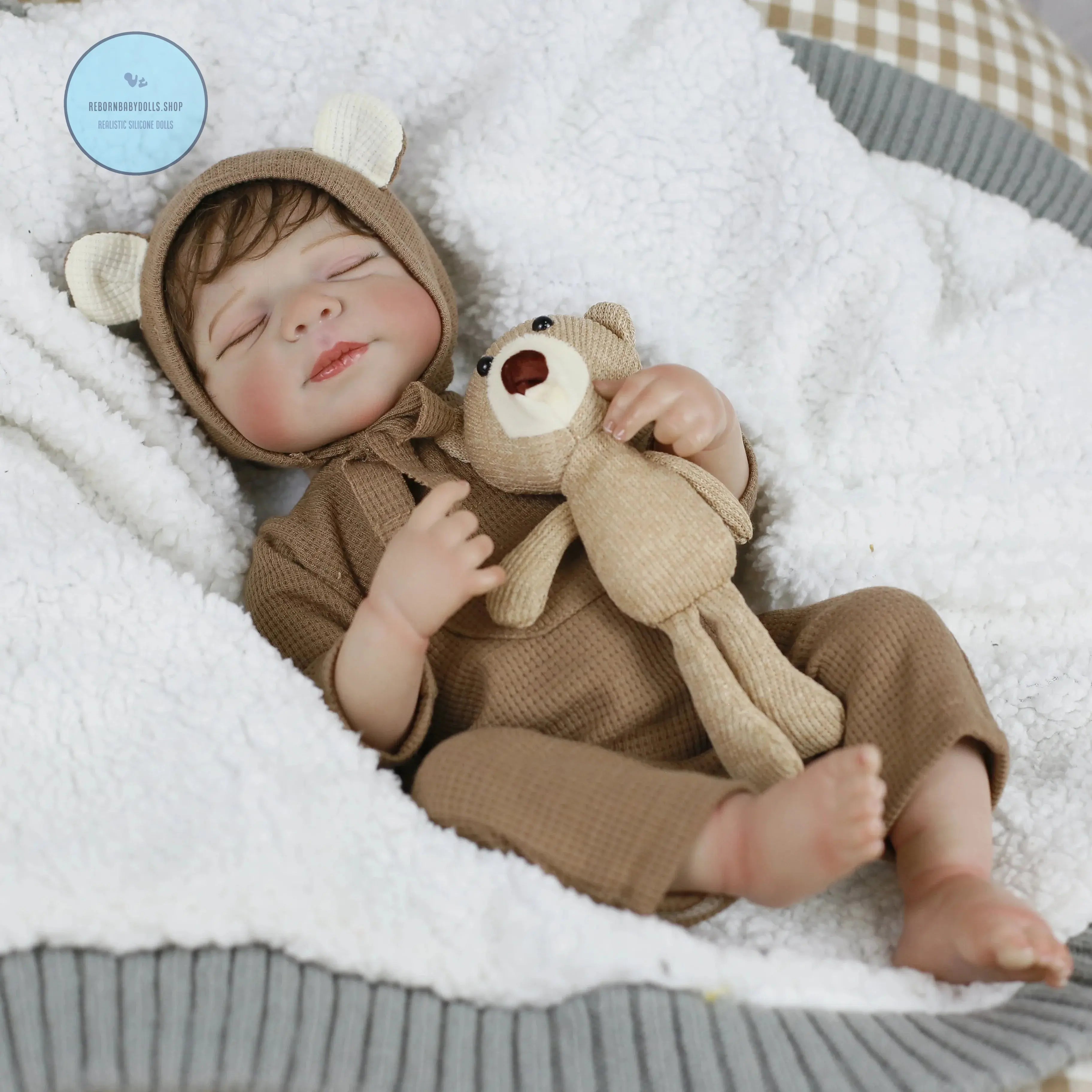 Image of Reborn Baby Dolls Lifereborn 19Inch 3D-Painting Skin Lifelike  Soft