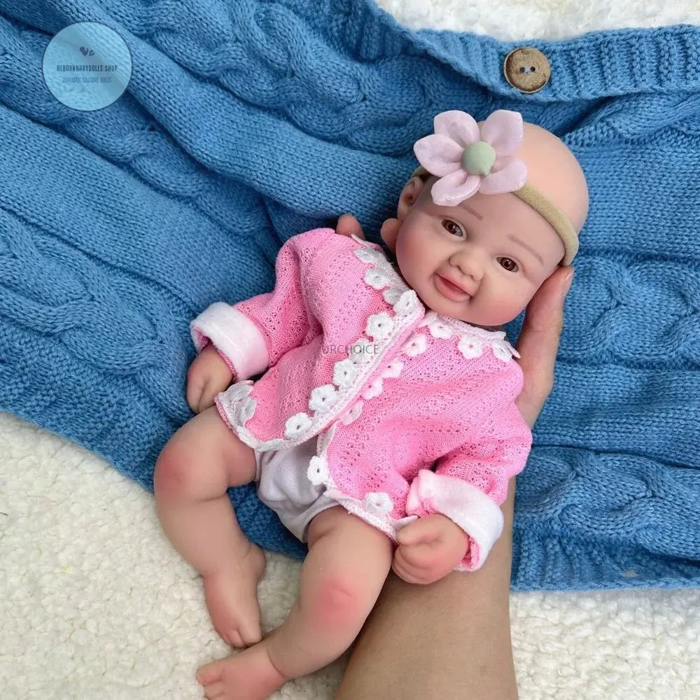Image of Reborn Baby Dolls Micro 30Cm Whole Soft Silicone Reborn Baby Girl