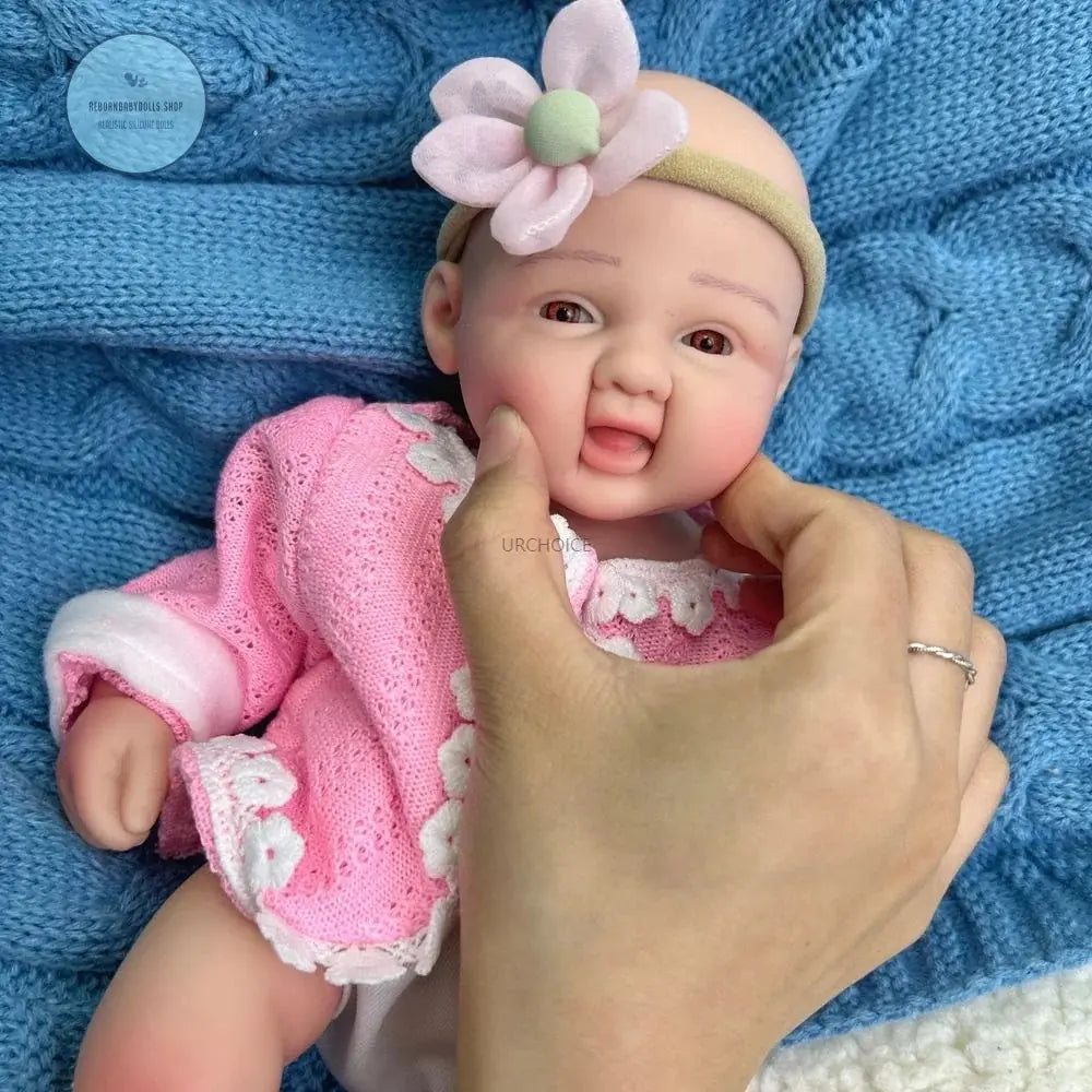 Image of Reborn Baby Dolls Micro 30Cm Whole Soft Silicone Reborn Baby Girl