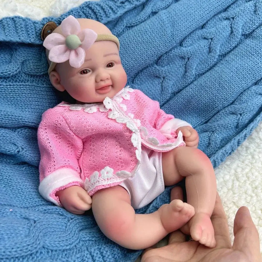 Image of Reborn Baby Dolls Micro 30Cm Whole Soft Silicone Reborn Baby Girl