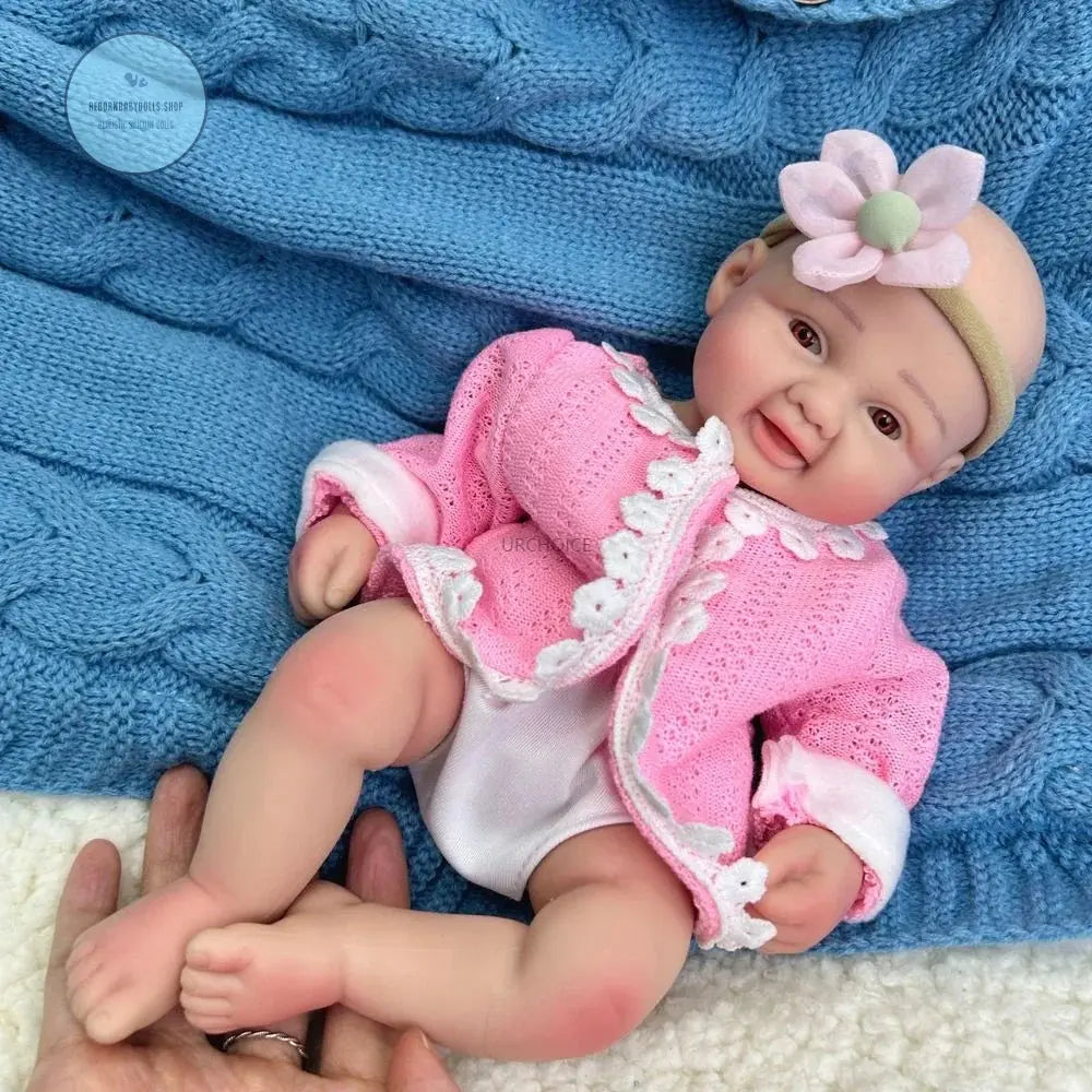 Image of Reborn Baby Dolls Micro 30Cm Whole Soft Silicone Reborn Baby Girl