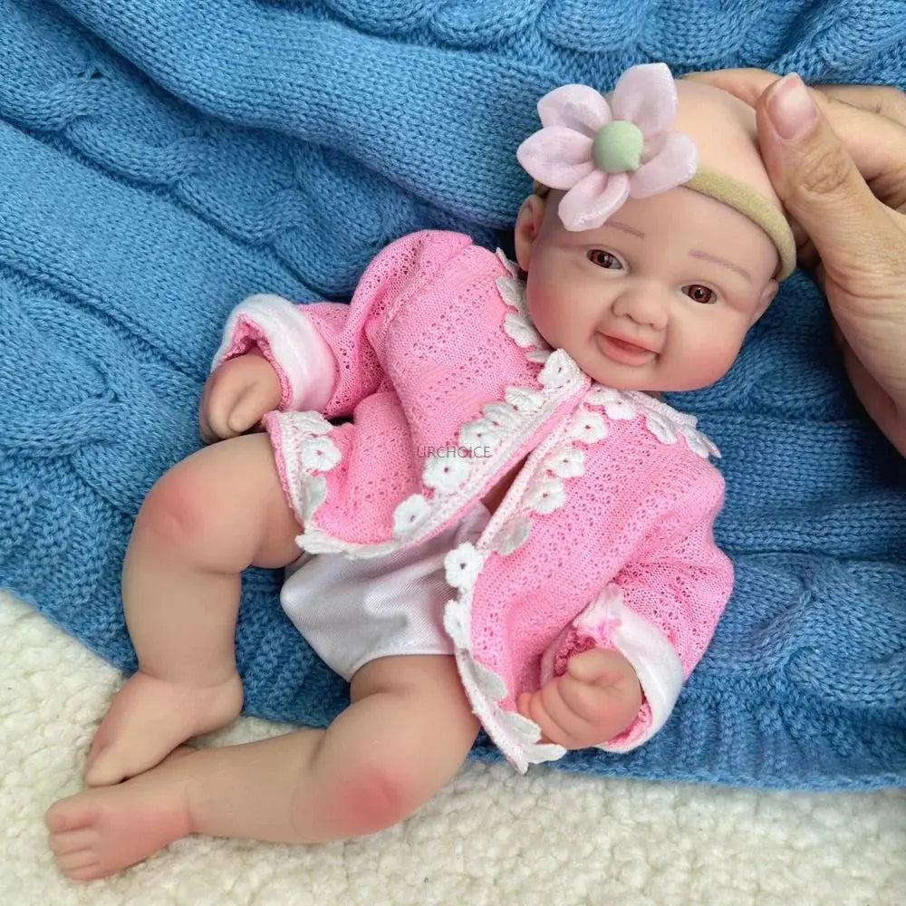Image of Reborn Baby Dolls Micro 30Cm Whole Soft Silicone Reborn Baby Girl