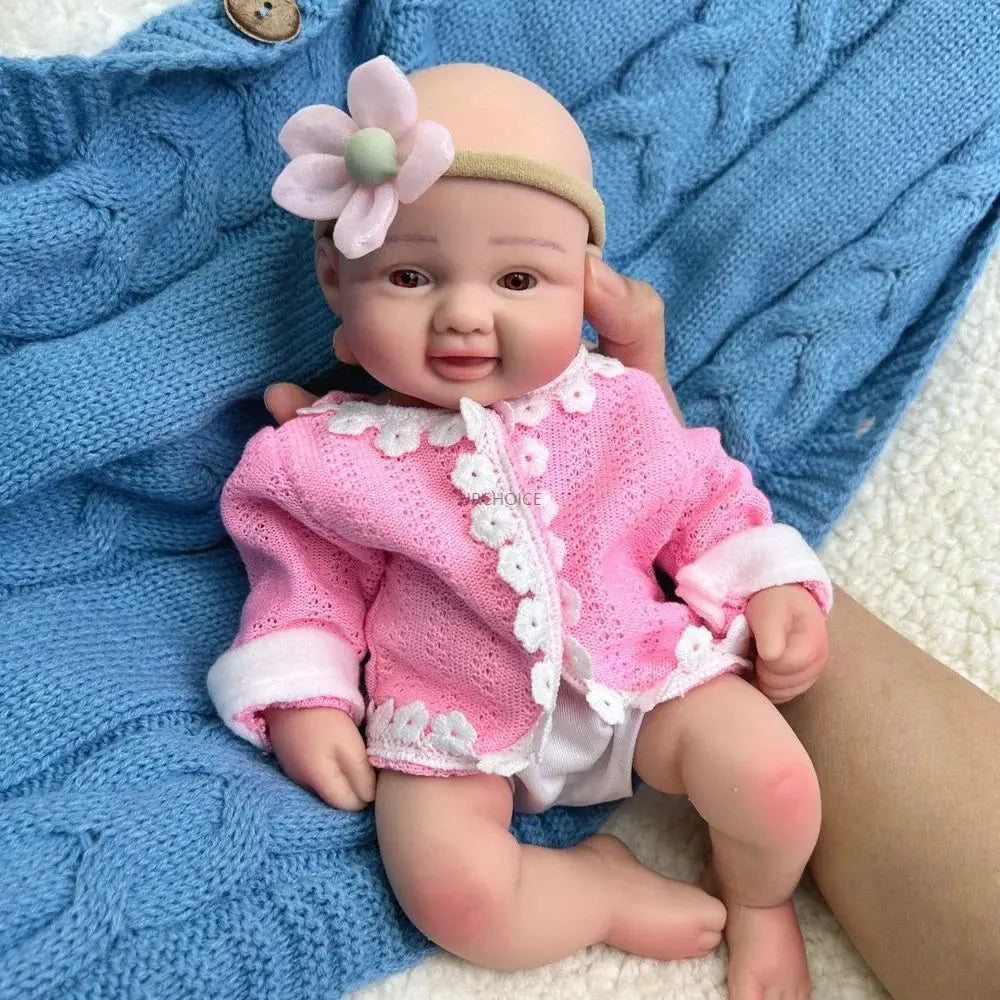 Image of Reborn Baby Dolls Micro 30Cm Whole Soft Silicone Reborn Baby Girl
