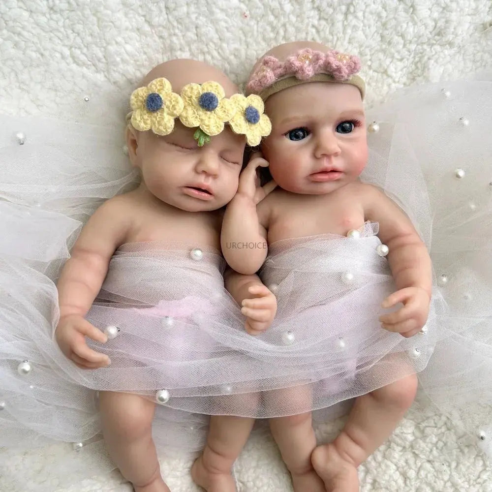 Image of Reborn Baby Dolls Mini 12 Inch Baby Girl Loulou Can Open Mouth