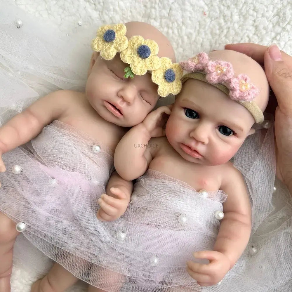 Image of Reborn Baby Dolls Mini 12 Inch Baby Girl Loulou Can Open Mouth
