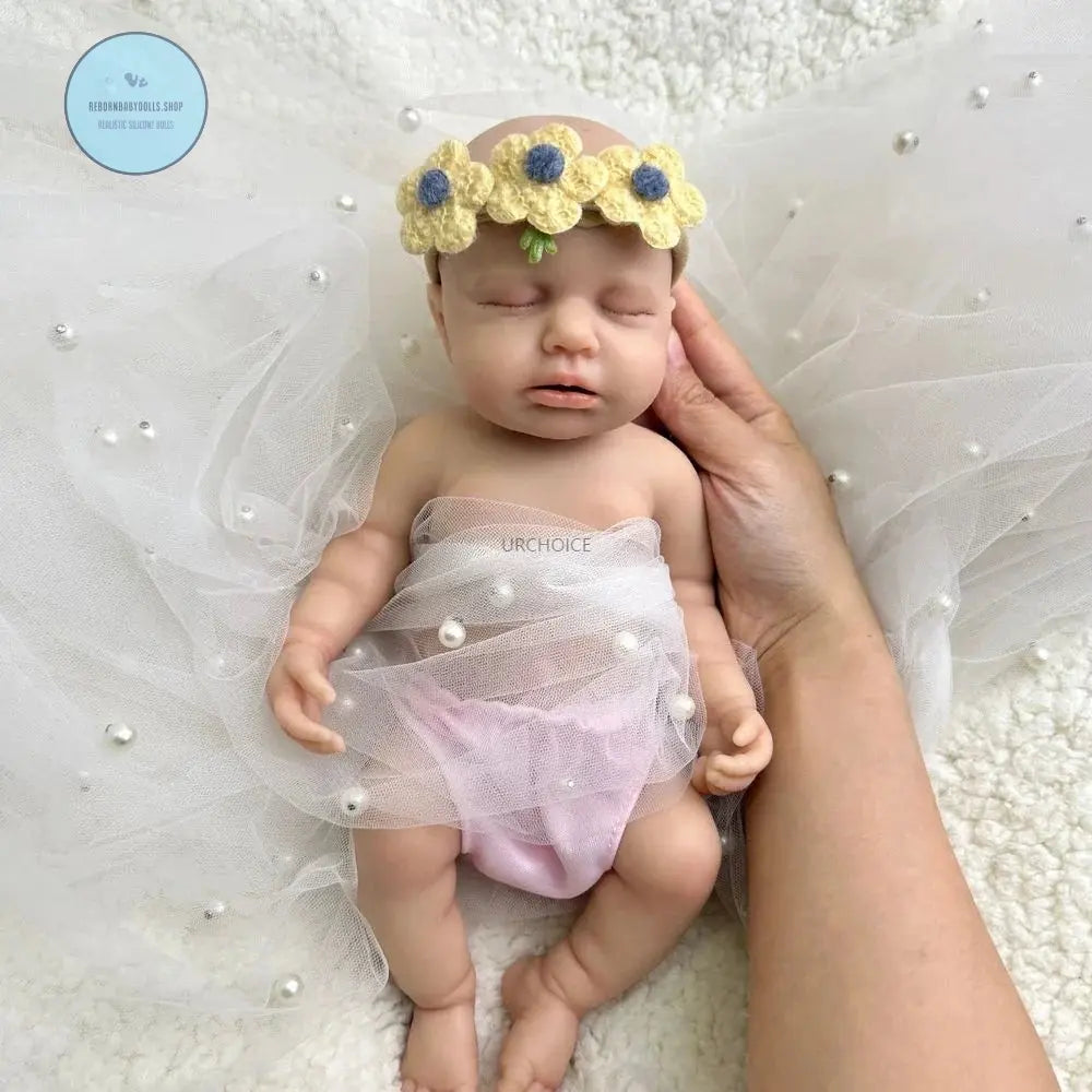 Image of Reborn Baby Dolls Mini 12 Inch Baby Girl Loulou Can Open Mouth