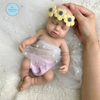 Image of Reborn Baby Dolls Mini 12 Inch Baby Girl Loulou Can Open Mouth