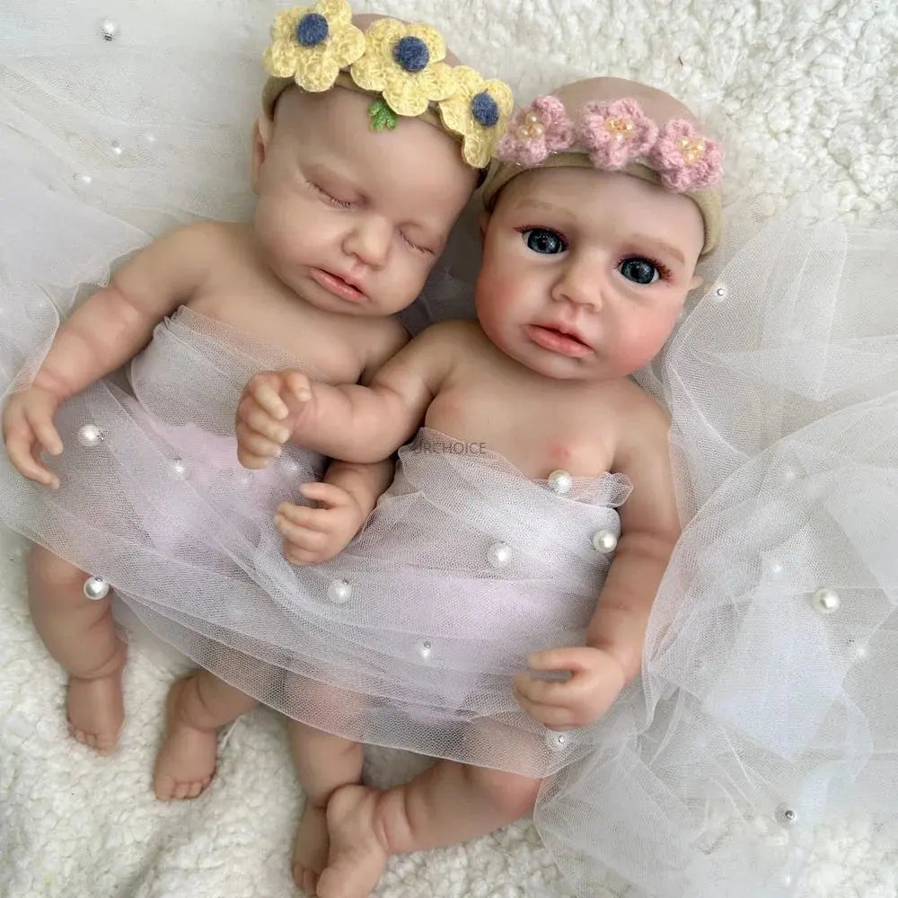 Image of Reborn Baby Dolls Mini 12 Inch Baby Girl Loulou Can Open Mouth