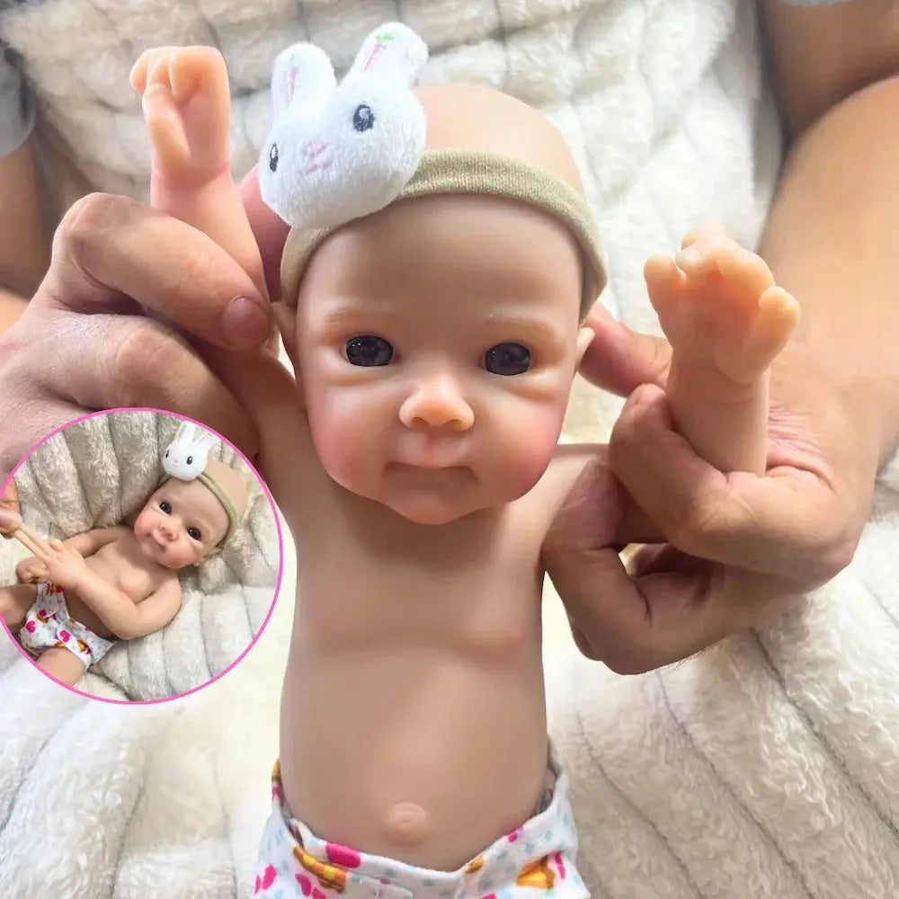 Image of Reborn Baby Dolls Mini 13 Inch Adorable Bettie Reborn Full Solid