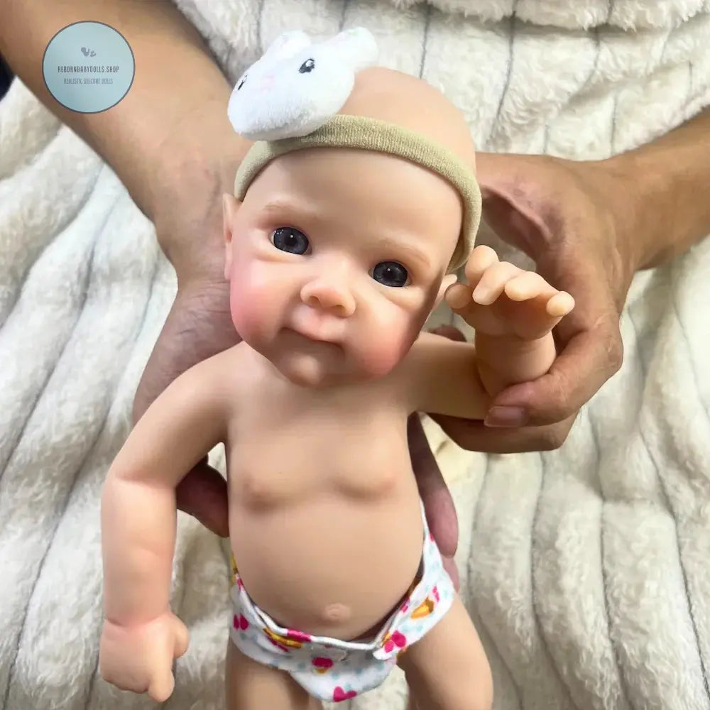 Image of Reborn Baby Dolls Mini 13 Inch Adorable Bettie Reborn Full Solid