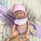Image of Reborn Baby Dolls Mini 13 Inch Full Silicone Reborn Baby Doll Luna