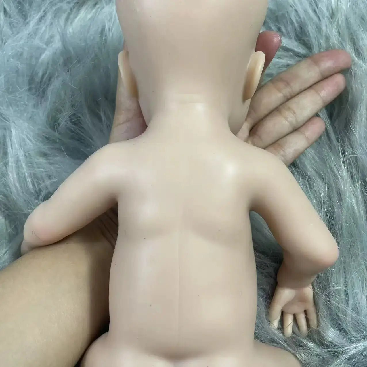 Image of Reborn Baby Dolls Mini 13 Inch Full Silicone Reborn Baby Luna Dark