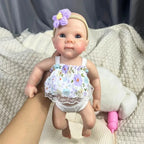 Image of Reborn Baby Dolls Mini 13 Inch Full Solid Silicone Bettie Reborn Baby