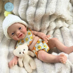 Image of Reborn Baby Dolls Mini 13 Inch Reborn Boy Or Girl Full Silicone