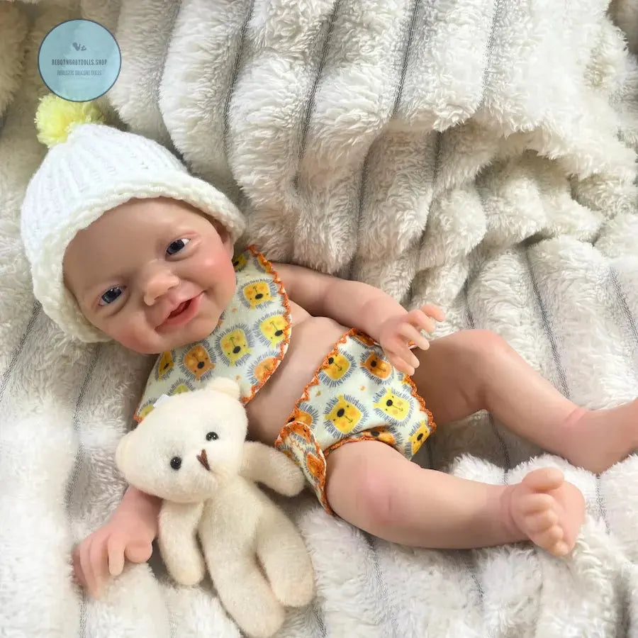 Image of Reborn Baby Dolls Mini 13 Inch Reborn Boy Or Girl Full Silicone