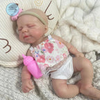 Image of Reborn Baby Dolls Mini 13 Inch Reborn Silicone Baby Realistic Doll
