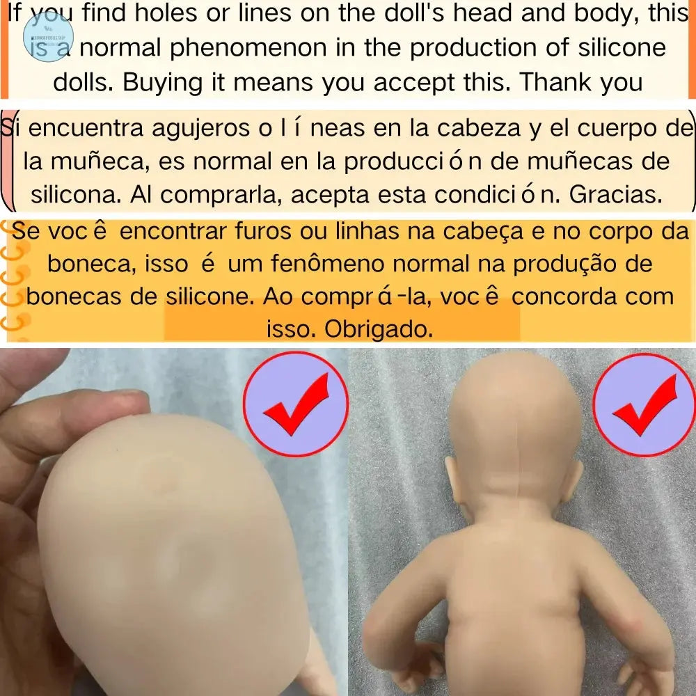 Image of Reborn Baby Dolls Mini 33 Cm Full Silicon Reborn Baby Doll Meadow