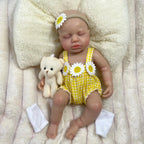 Image of Reborn Baby Dolls Mini 33Cm Full Solid Silicone Reborn Baby Doll