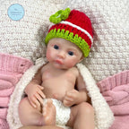 Image of Reborn Baby Dolls Mini 33Cm Painted Soft Silicone Reborn Baby Meadow