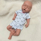 Image of Reborn Baby Dolls Newborn Unpainted 18'' Girl Full Body Platinum