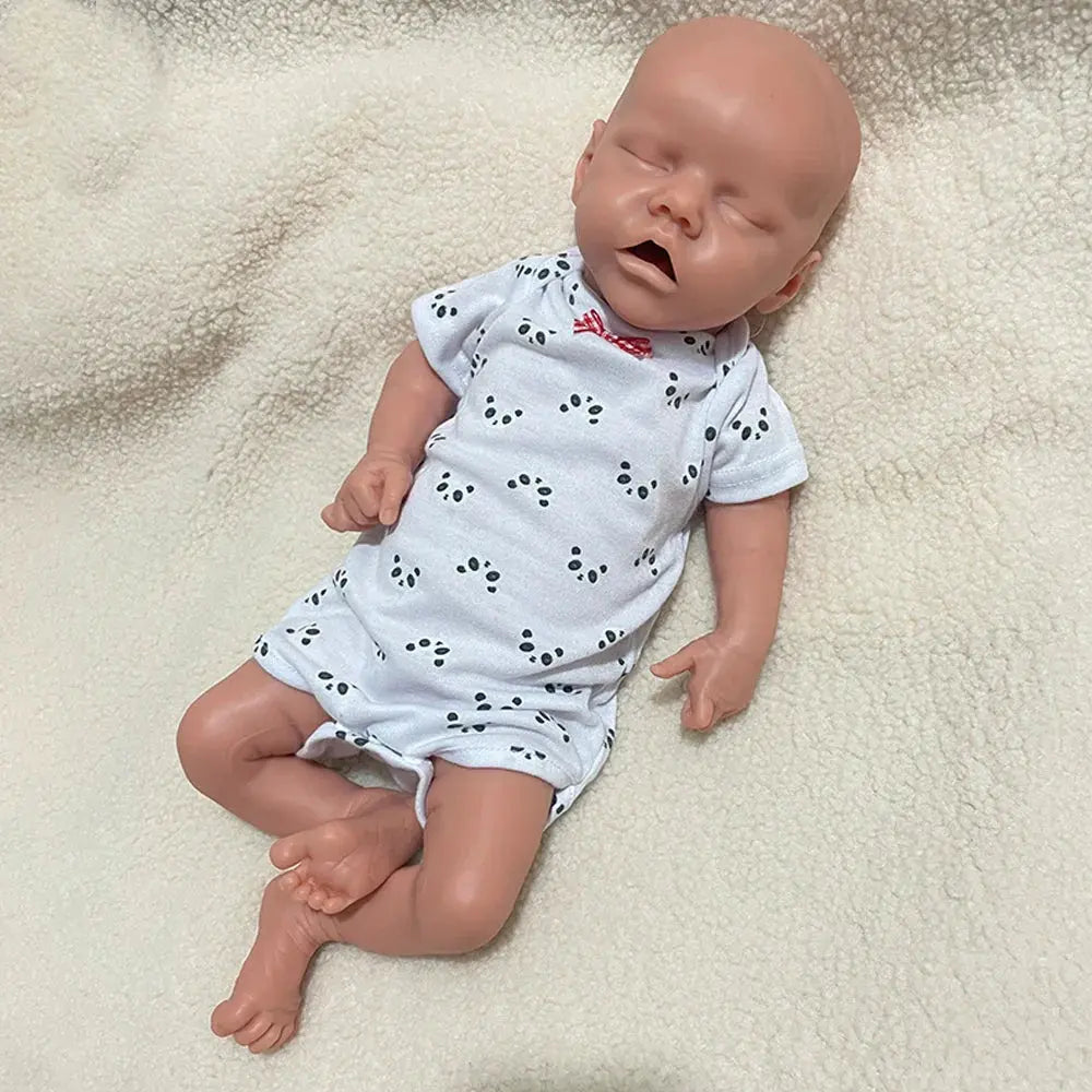 Image of Reborn Baby Dolls Newborn Unpainted 18'' Girl Full Body Platinum