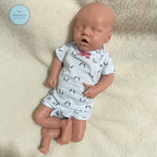 Image of Reborn Baby Dolls Newborn Unpainted 18'' Girl Full Body Platinum