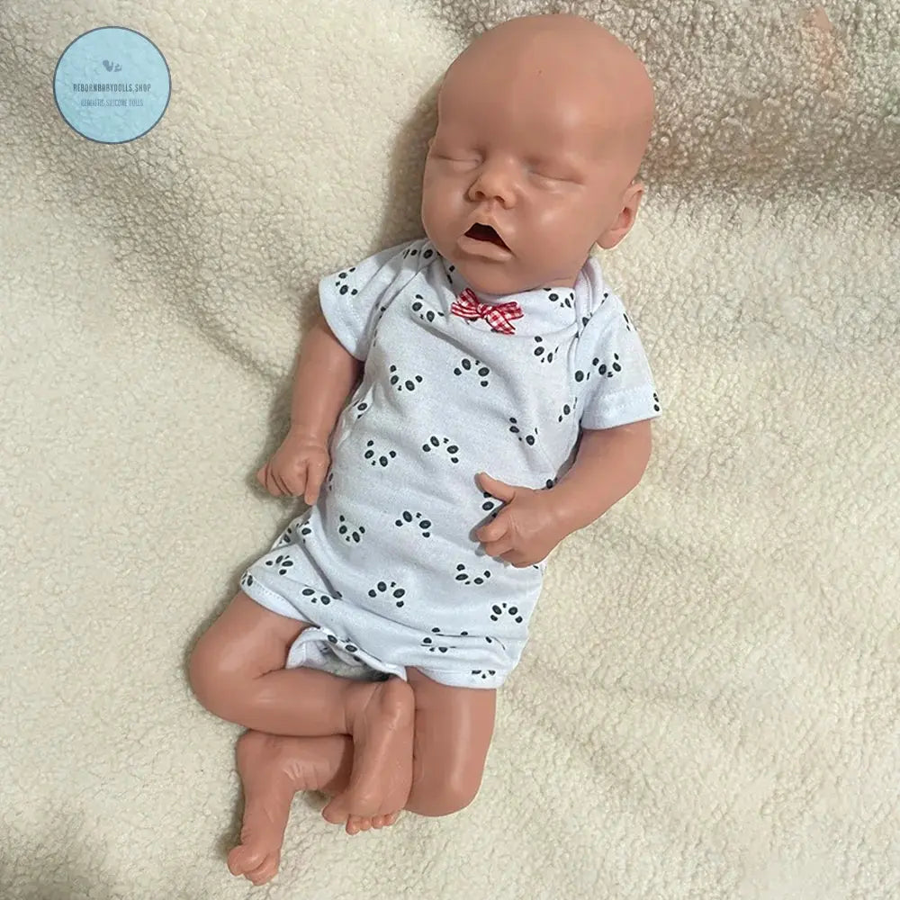 Image of Reborn Baby Dolls Newborn Unpainted 18'' Girl Full Body Platinum