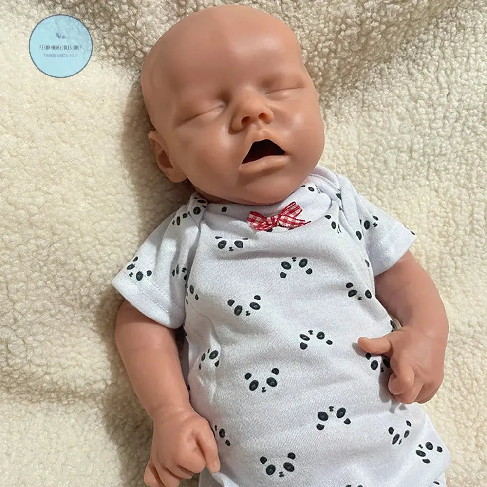 Image of Reborn Baby Dolls Newborn Unpainted 18'' Girl Full Body Platinum
