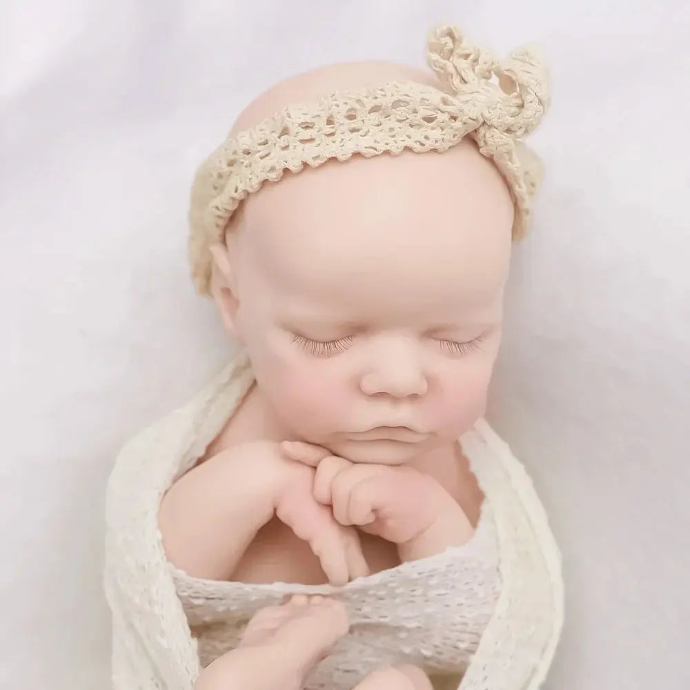 Image of Reborn Baby Dolls Real Touch 18.11 Inch Full Body Silicone Baby Girl