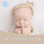 Image of Reborn Baby Dolls Real Touch 18.11 Inch Full Body Silicone Baby Girl