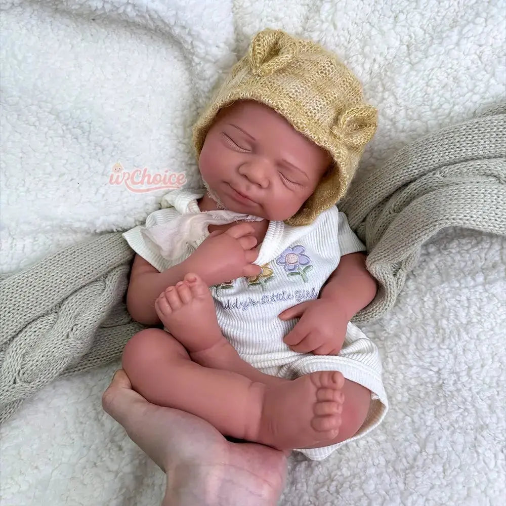 Image of Reborn Baby Dolls Realistic High-Simulation 18.5" Solid Silicone