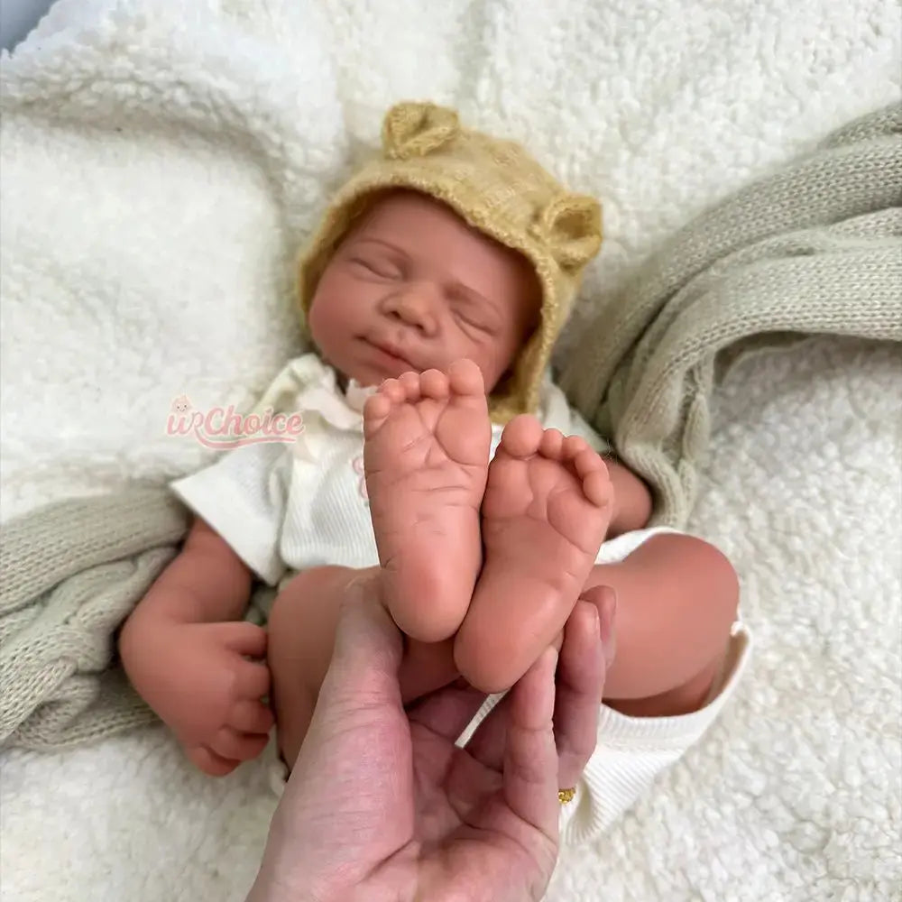 Image of Reborn Baby Dolls Realistic High-Simulation 18.5" Solid Silicone