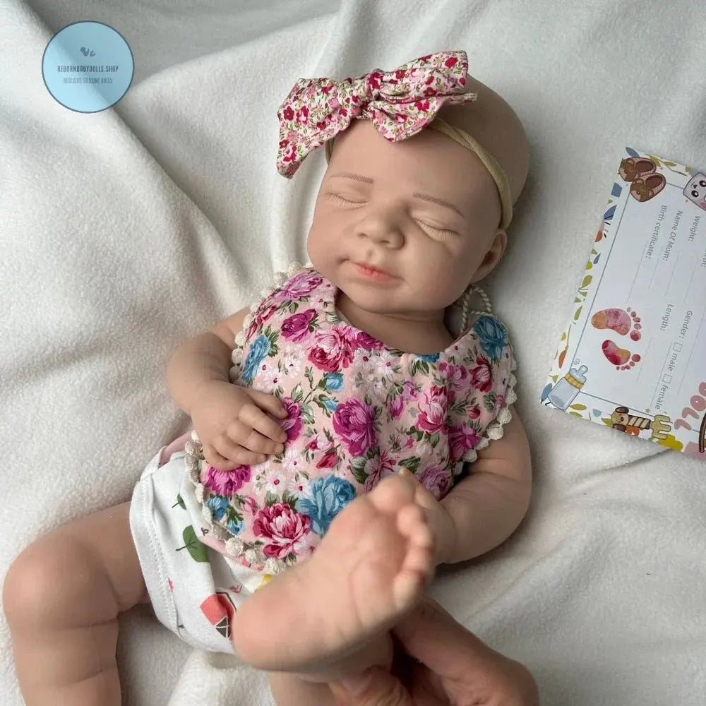 Image of Reborn Baby Dolls Realistic High-Simulation 18.5" Solid Silicone