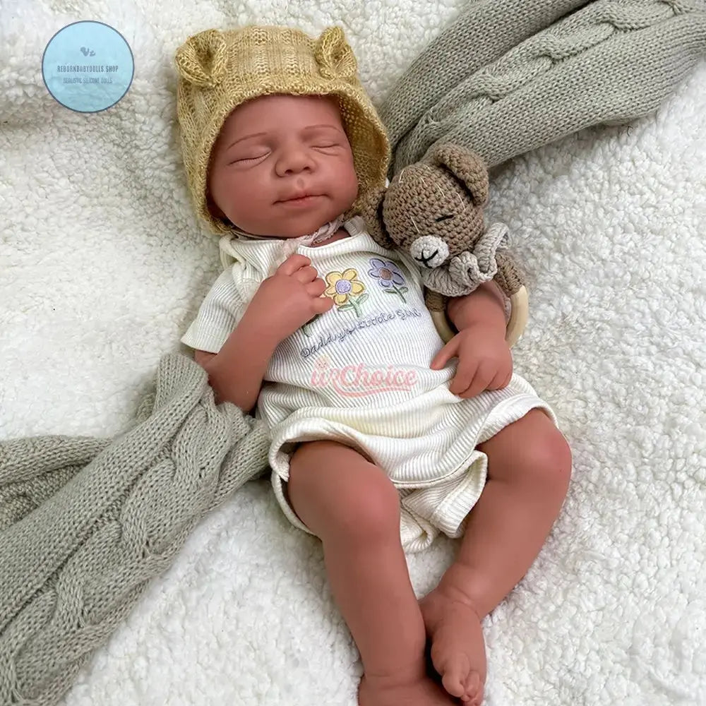 Image of Reborn Baby Dolls Realistic High-Simulation 18.5" Solid Silicone
