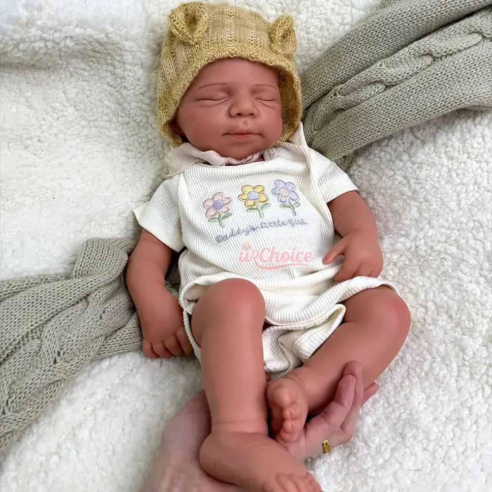 Image of Reborn Baby Dolls Realistic High-Simulation 18.5" Solid Silicone