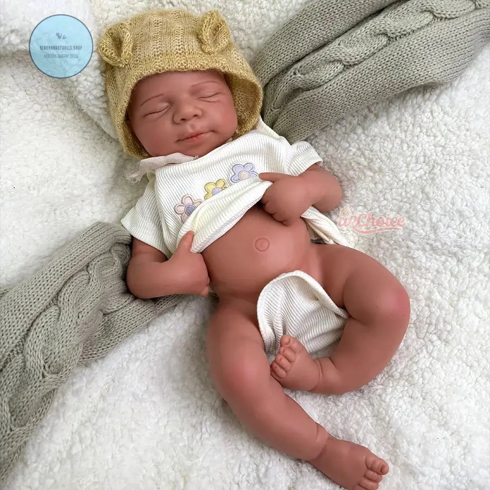 Image of Reborn Baby Dolls Realistic High-Simulation 18.5" Solid Silicone