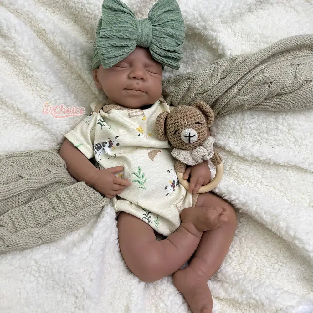 Image of Reborn Baby Dolls Realistic High-Simulation 18.5" Solid Silicone