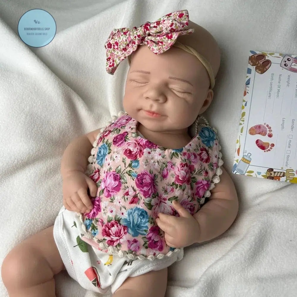 Image of Reborn Baby Dolls Realistic High-Simulation 18.5" Solid Silicone