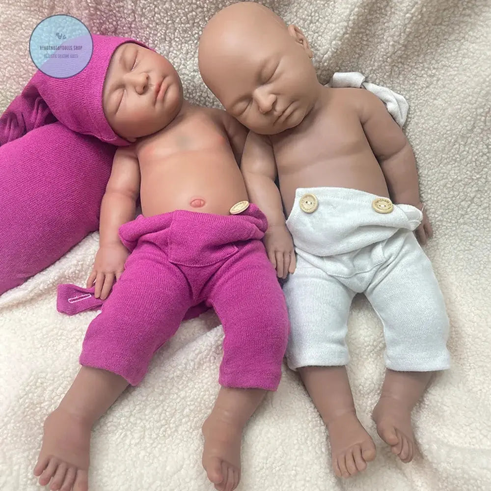 Image of Reborn Baby Dolls Realistic Unpainted 22Inch Full Body Silicone
