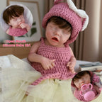 Image of Reborn Baby Dolls Reborn Twins Girl 18Inch Waterproof Full Silicone